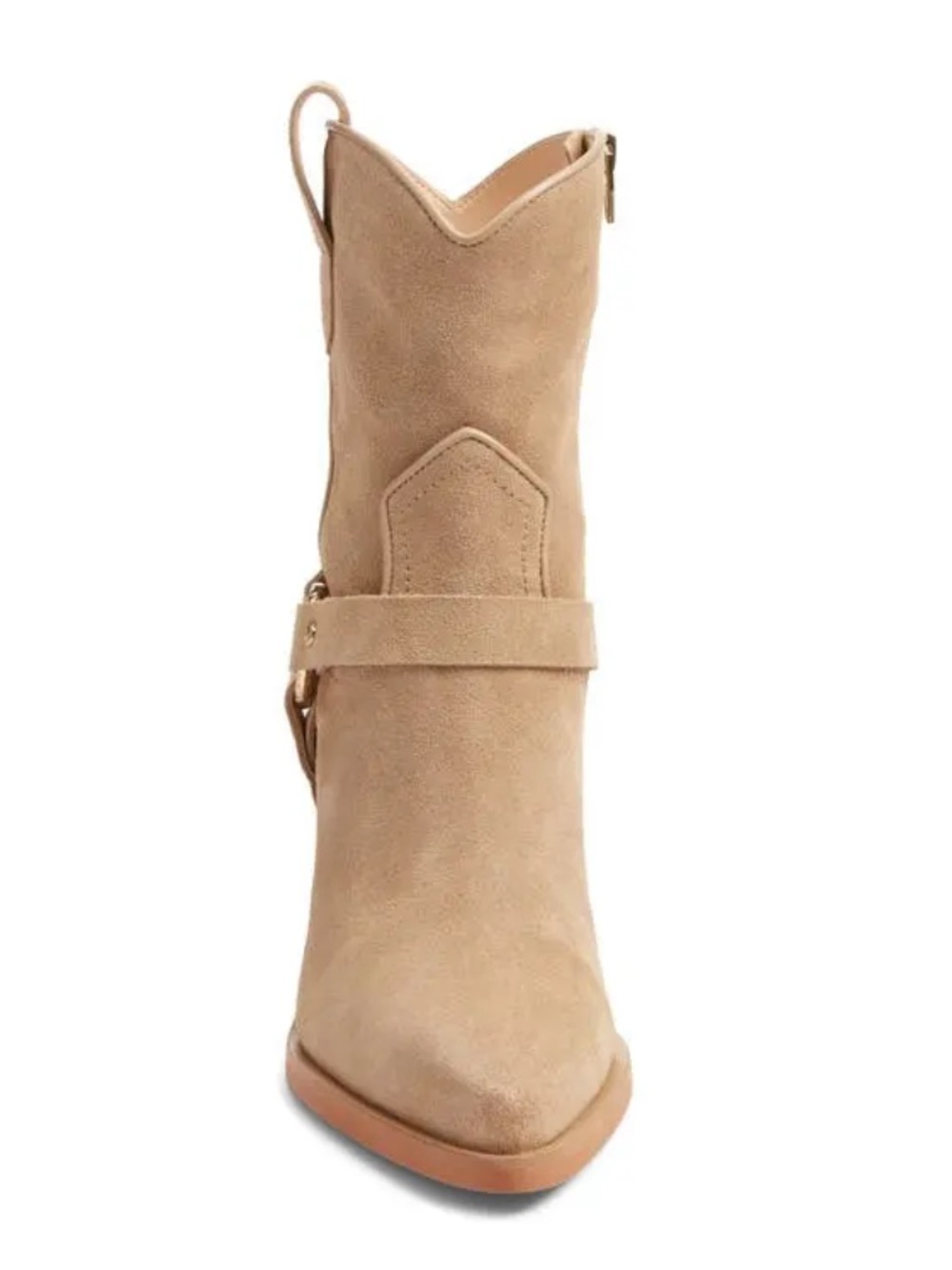 Dolce Vita Kenzen Western Harness Suede Boots New! - Picture 6 of 13